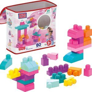 MEGA BLOKS First Builders Toddler Blocks Toys Set, Big Building Bag Collection w